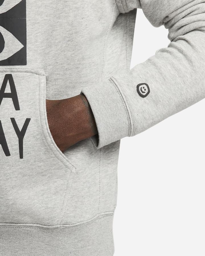 Sudadera Con Capucha Nike Sportswear French Terry Hombre Gris Oscuro | RDFEB-3952