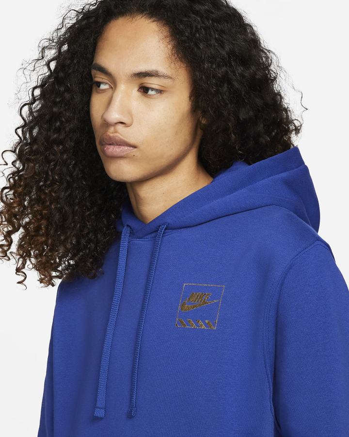 Sudadera Con Capucha Nike Sportswear Hombre Azul Real Oscuro Azules | GCQDH-6419
