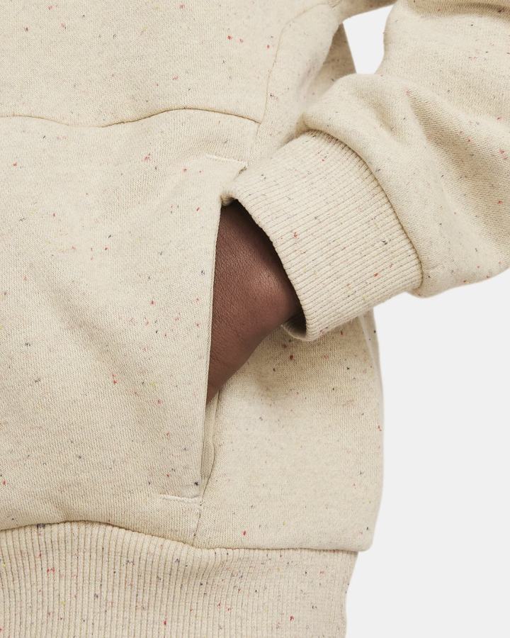 Sudadera Con Capucha Nike Sportswear Icon Fleece Kids Niño Beige | XKZHS-0758