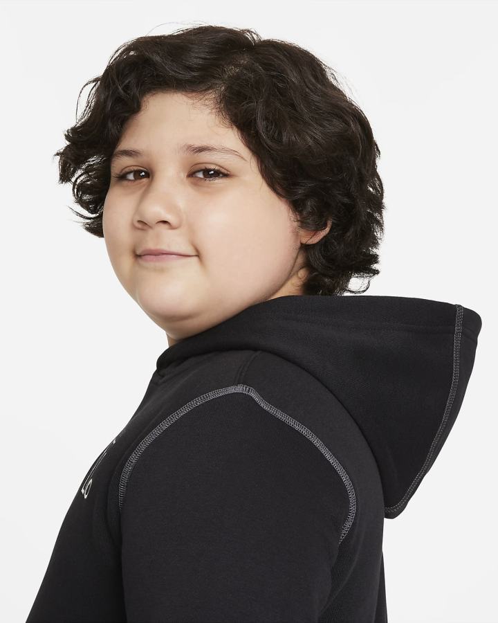Sudadera Con Capucha Nike Sportswear JDI Kids Niño Negras Gris | BQWDI-5201