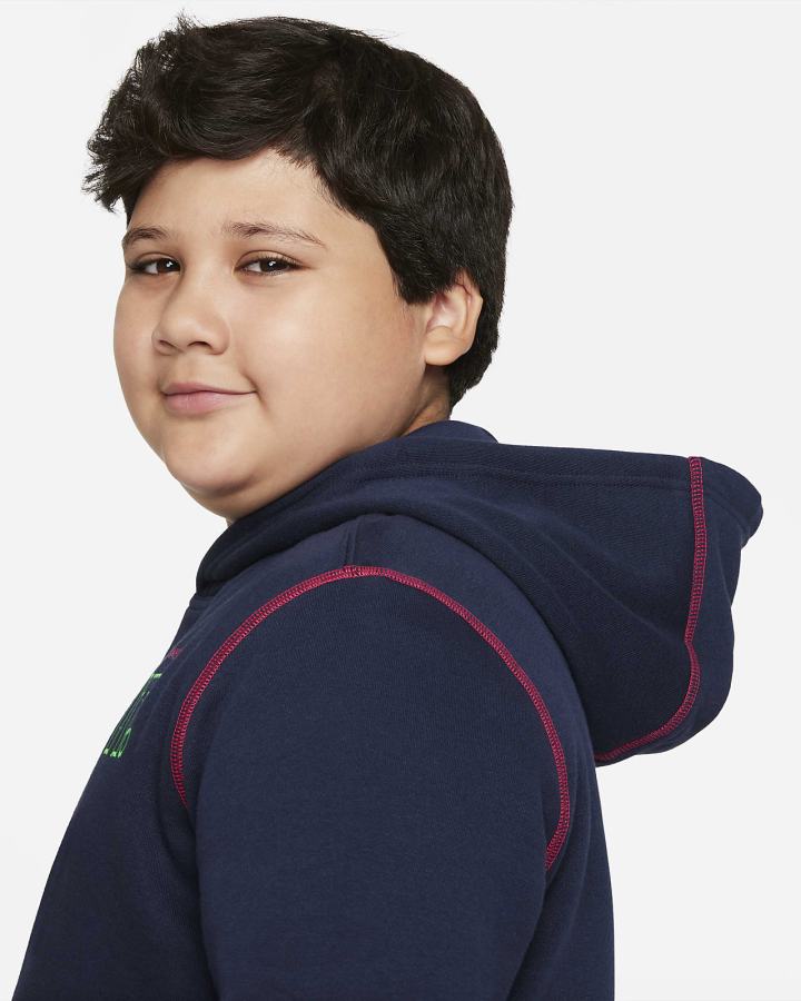 Sudadera Con Capucha Nike Sportswear JDI Kids Niño Obsidian | DHZFJ-6132