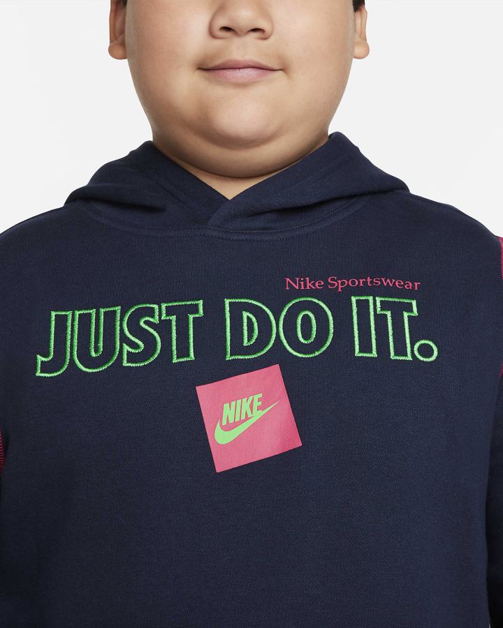 Sudadera Con Capucha Nike Sportswear JDI Kids Niño Obsidian | DHZFJ-6132