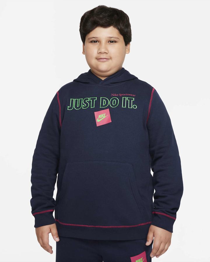Sudadera Con Capucha Nike Sportswear JDI Kids Niño Obsidian | DHZFJ-6132