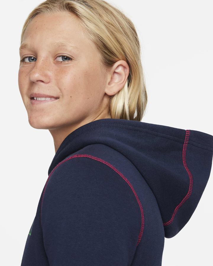 Sudadera Con Capucha Nike Sportswear JDI Kids Niño Obsidian | FVPQD-6940