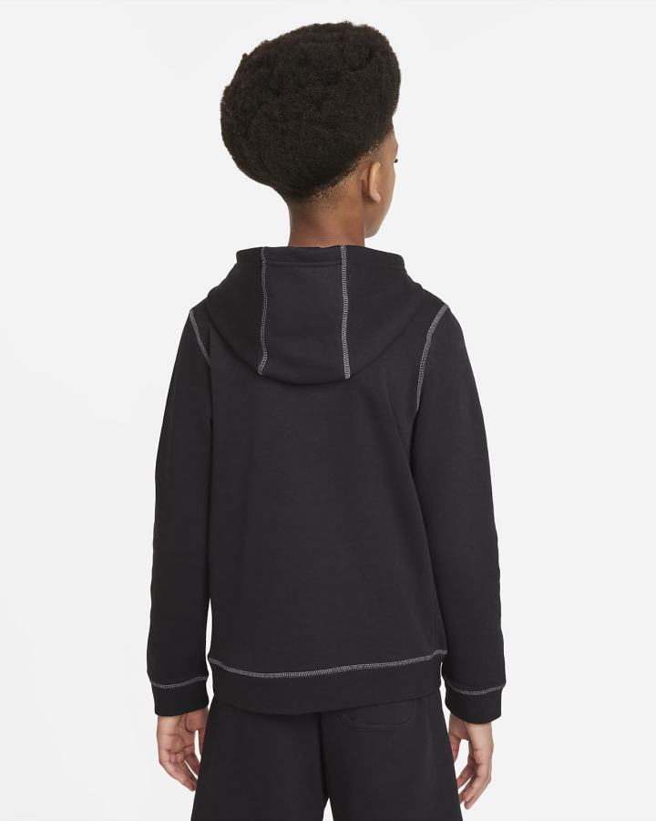 Sudadera Con Capucha Nike Sportswear JDI Kids Niño Negras Gris | VIOGK-2850
