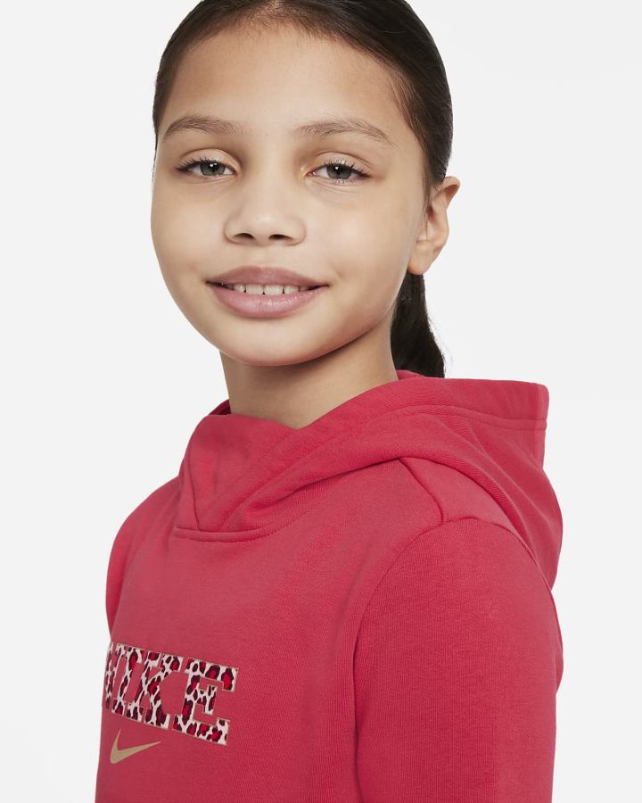 Sudadera Con Capucha Nike Sportswear Kids Niña Rojas | DVUJY-0937