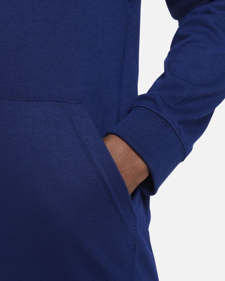 Sudadera Con Capucha Nike Sportswear Kids Niño Azules Blancas | FLAEN-6924