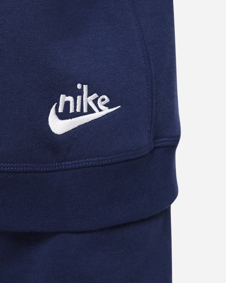 Sudadera Con Capucha Nike Sportswear Kids Niño Azul Marino Blancas | IPGML-0298