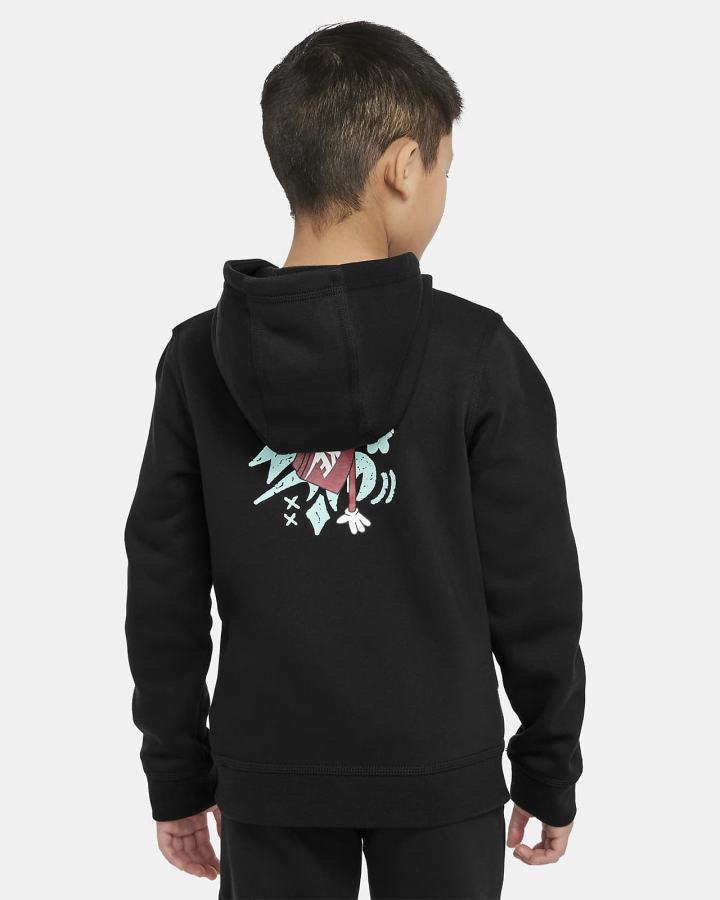Sudadera Con Capucha Nike Sportswear Kids Full-Zip Niño Negras Verde Menta Blancas | NGHDB-5123