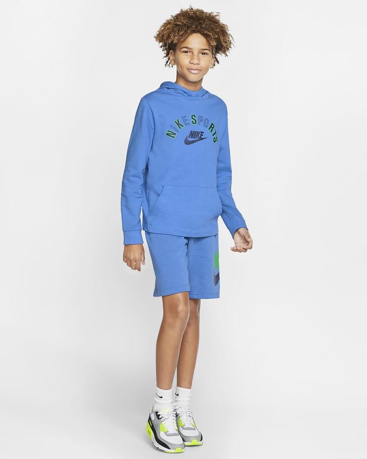 Sudadera Con Capucha Nike Sportswear Kids Niño Azules | OCJGT-4853