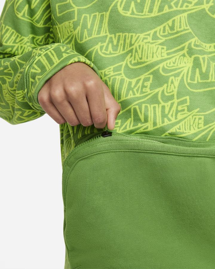 Sudadera Con Capucha Nike Sportswear Kids French Terry Niño Naranjas | UIPCQ-5891