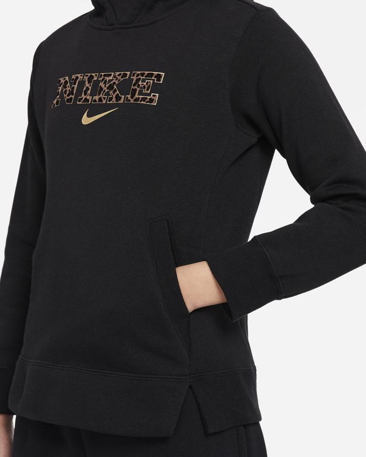 Sudadera Con Capucha Nike Sportswear Kids Niña Negras | UQOZE-6257