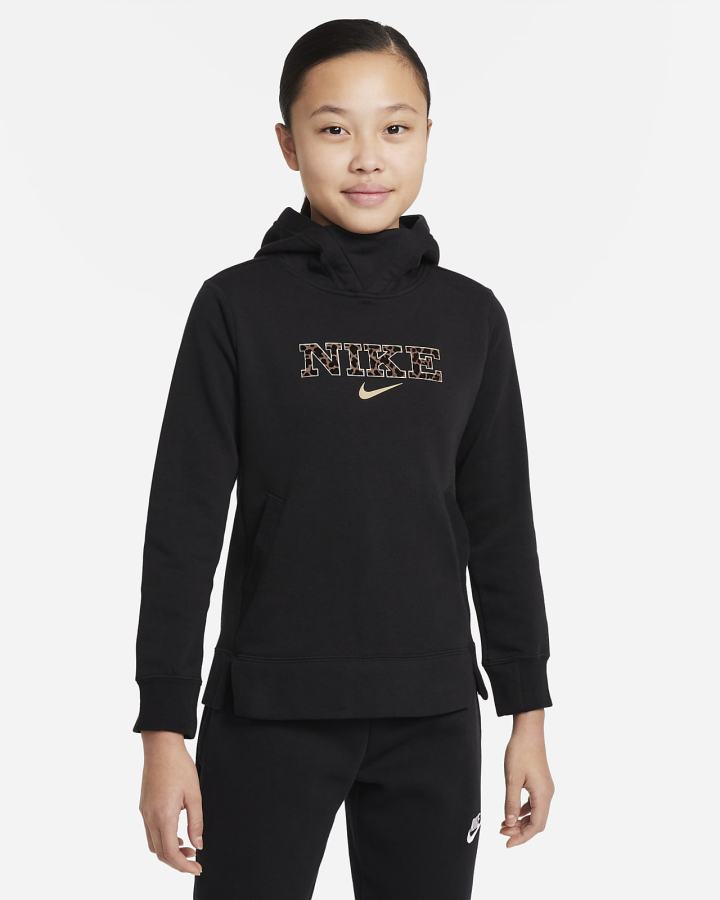 Sudadera Con Capucha Nike Sportswear Kids Niña Negras | UQOZE-6257