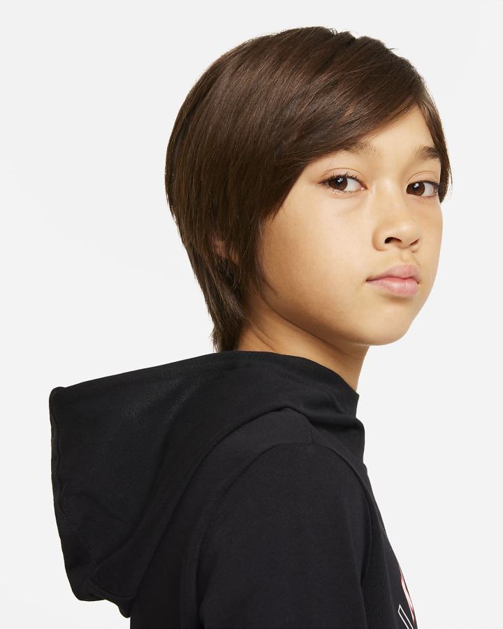 Sudadera Con Capucha Nike Sportswear Kids Niño Negras | WZOES-4801
