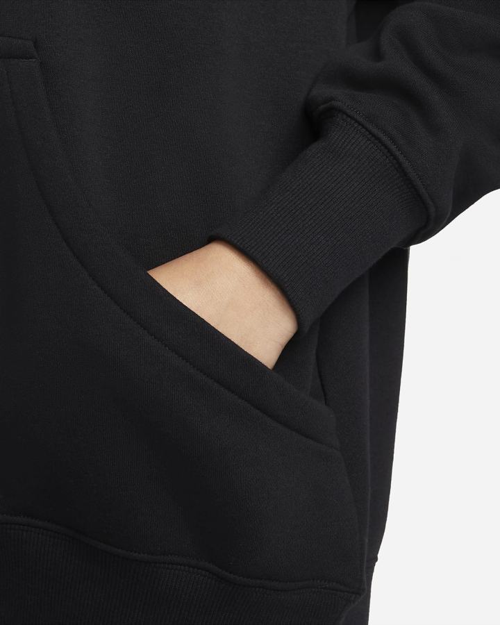 Sudadera Con Capucha Nike Sportswear Phoenix Fleece Oversized Mujer Negras | AURPG-0753