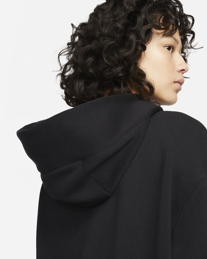 Sudadera Con Capucha Nike Sportswear Phoenix Fleece Oversized Mujer Negras | AURPG-0753