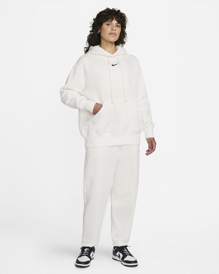 Sudadera Con Capucha Nike Sportswear Phoenix Fleece Oversized Mujer Negras | CAYBH-6923