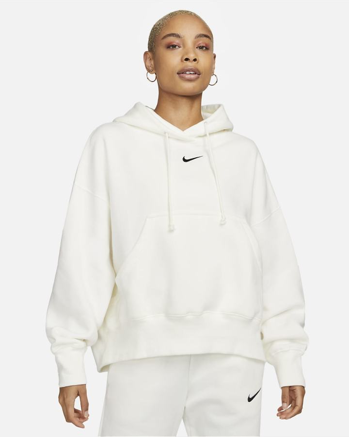 Sudadera Con Capucha Nike Sportswear Phoenix Fleece Over-Oversized Mujer Negras | EZIJC-4697
