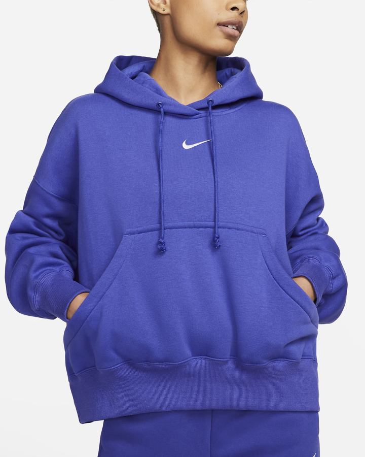 Sudadera Con Capucha Nike Sportswear Phoenix Fleece Over-Oversized Mujer Azules | HQSPY-0937