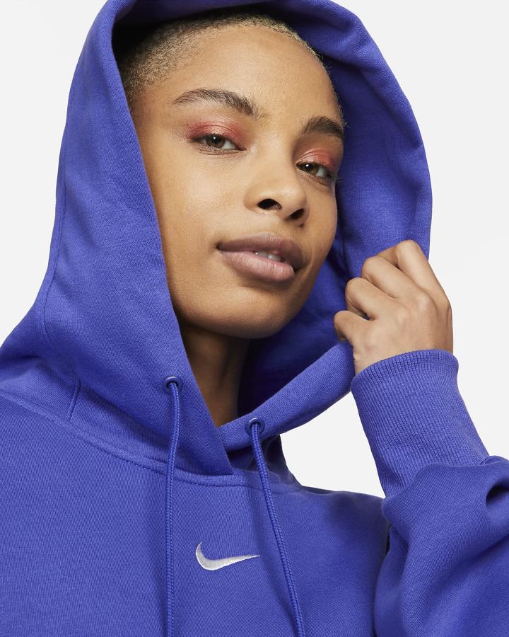 Sudadera Con Capucha Nike Sportswear Phoenix Fleece Over-Oversized Mujer Azules | HQSPY-0937