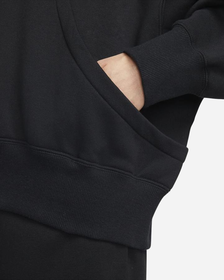 Sudadera Con Capucha Nike Sportswear Phoenix Fleece Over-Oversized Mujer Negras | IUMEN-2169
