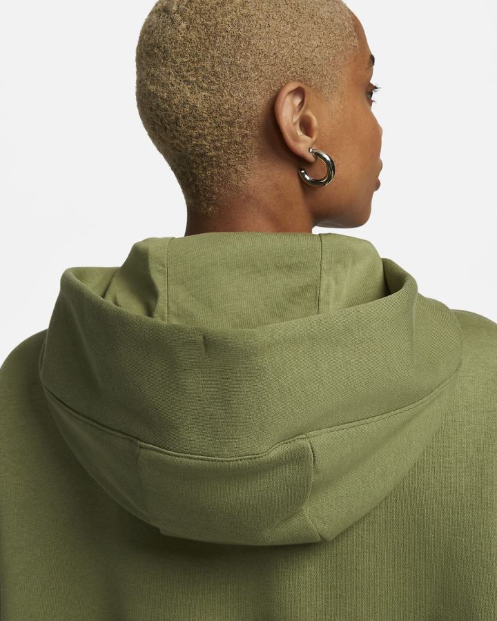 Sudadera Con Capucha Nike Sportswear Phoenix Fleece Oversized Mujer Verde | JGBCZ-3601