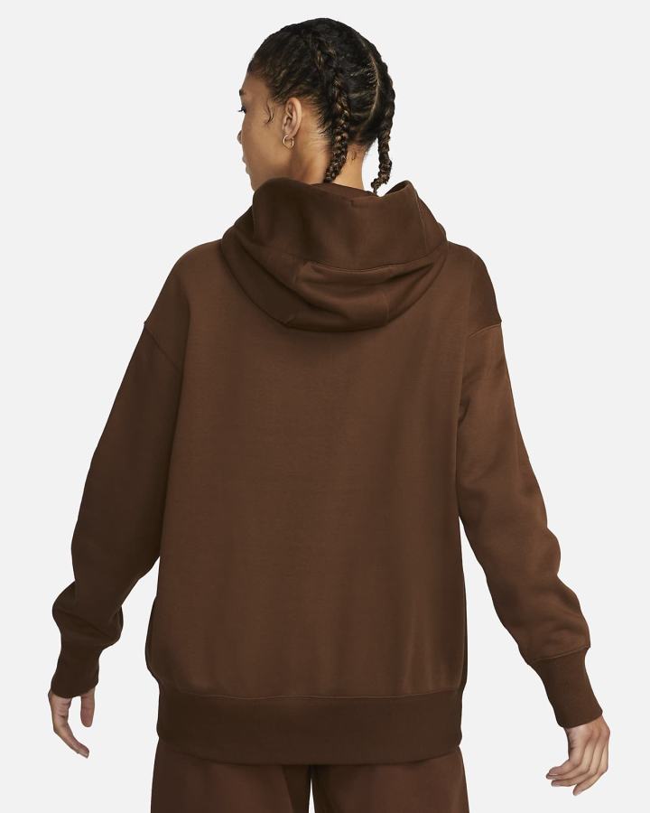 Sudadera Con Capucha Nike Sportswear Phoenix Fleece Oversized Mujer Negras | ZIUFB-9726