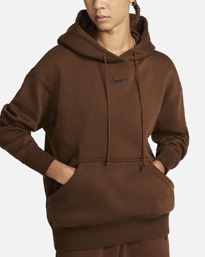 Sudadera Con Capucha Nike Sportswear Phoenix Fleece Oversized Mujer Negras | ZIUFB-9726