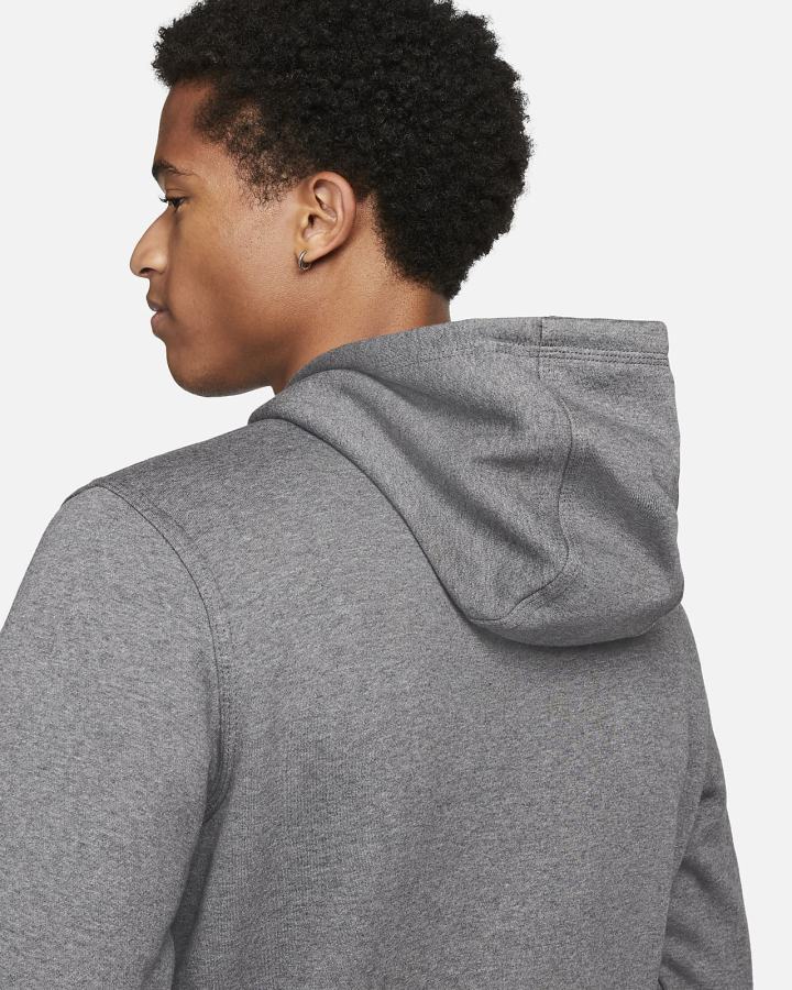Sudadera Con Capucha Nike Sportswear Swoosh Hombre Gris Blancas | ASKVG-2054