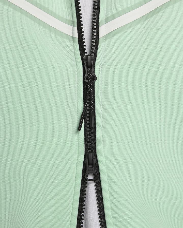 Sudadera Con Capucha Nike Sportswear Tech Fleece Full-Zip Hombre Verde Menta | AOFXJ-3075