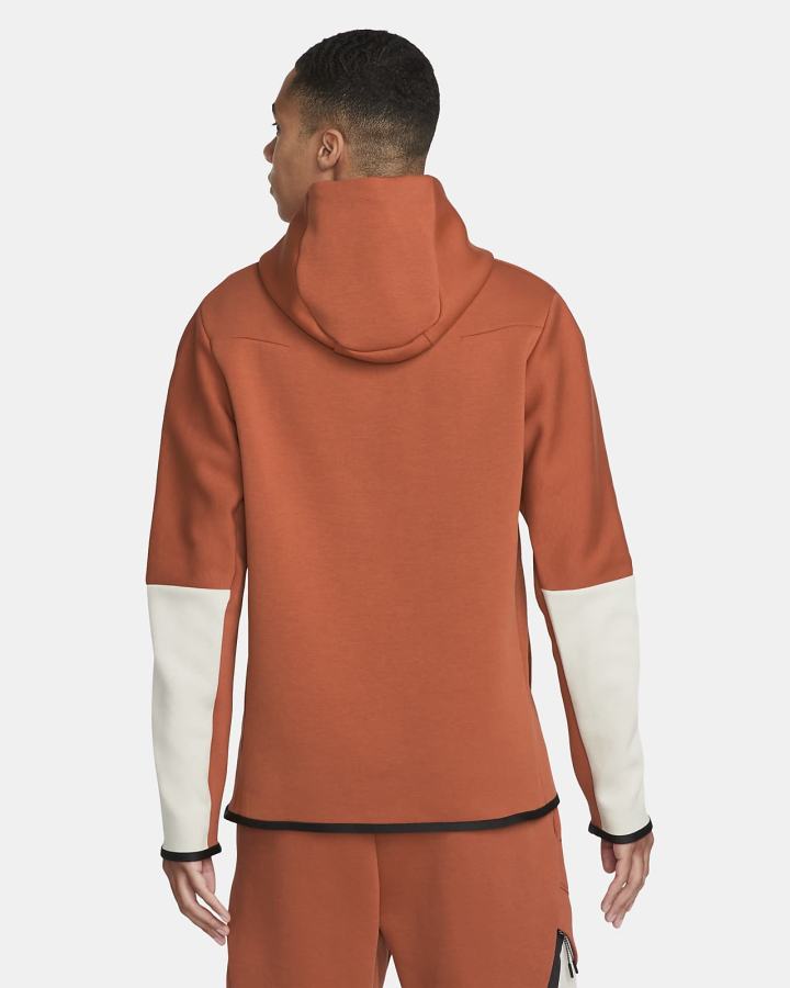 Sudadera Con Capucha Nike Sportswear Tech Fleece Hombre Beige Claro Negras | ATYRF-3075