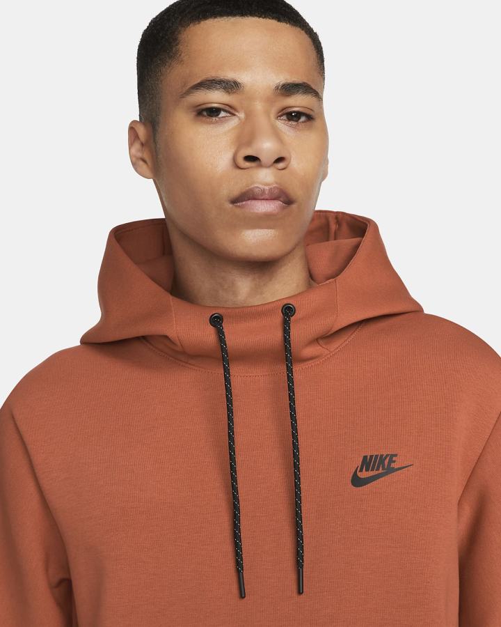 Sudadera Con Capucha Nike Sportswear Tech Fleece Hombre Beige Claro Negras | ATYRF-3075