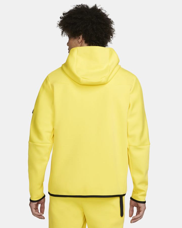 Sudadera Con Capucha Nike Sportswear Tech Fleece Full-Zip Hombre Amarillo Negras | CXTHG-0471