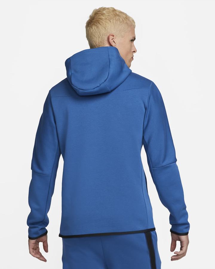 Sudadera Con Capucha Nike Sportswear Tech Fleece Hombre Azules Oscuro Beige Claro | GMHJV-8610