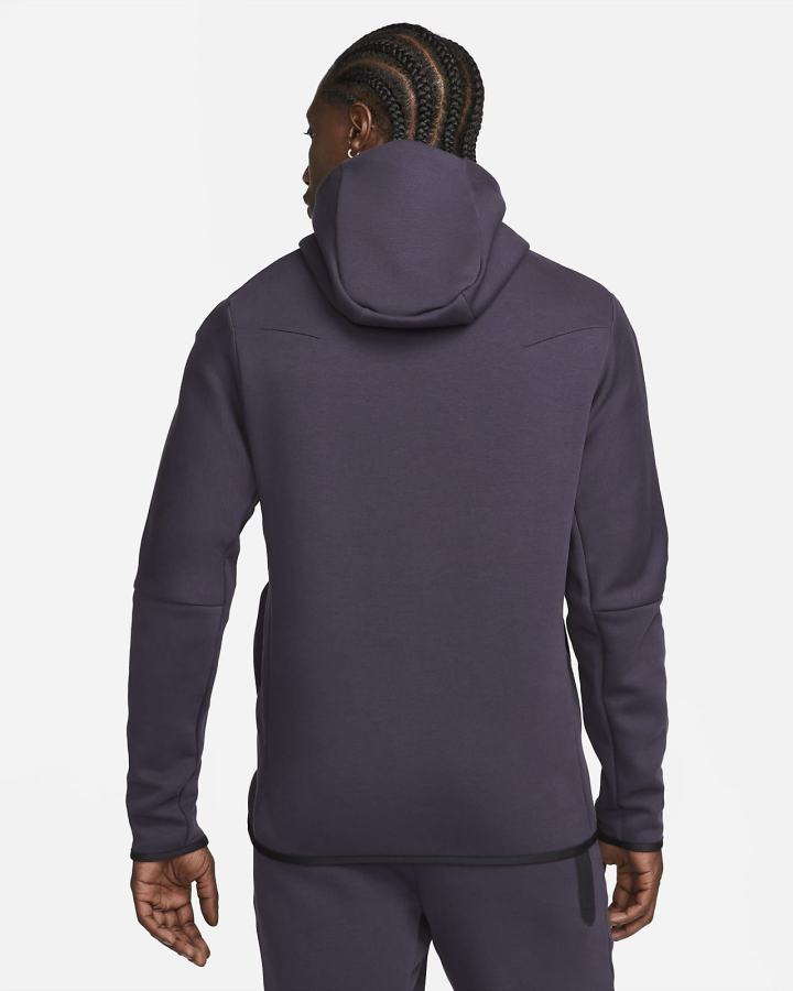 Sudadera Con Capucha Nike Sportswear Tech Fleece Hombre Moradas Negras | JMWRL-4129