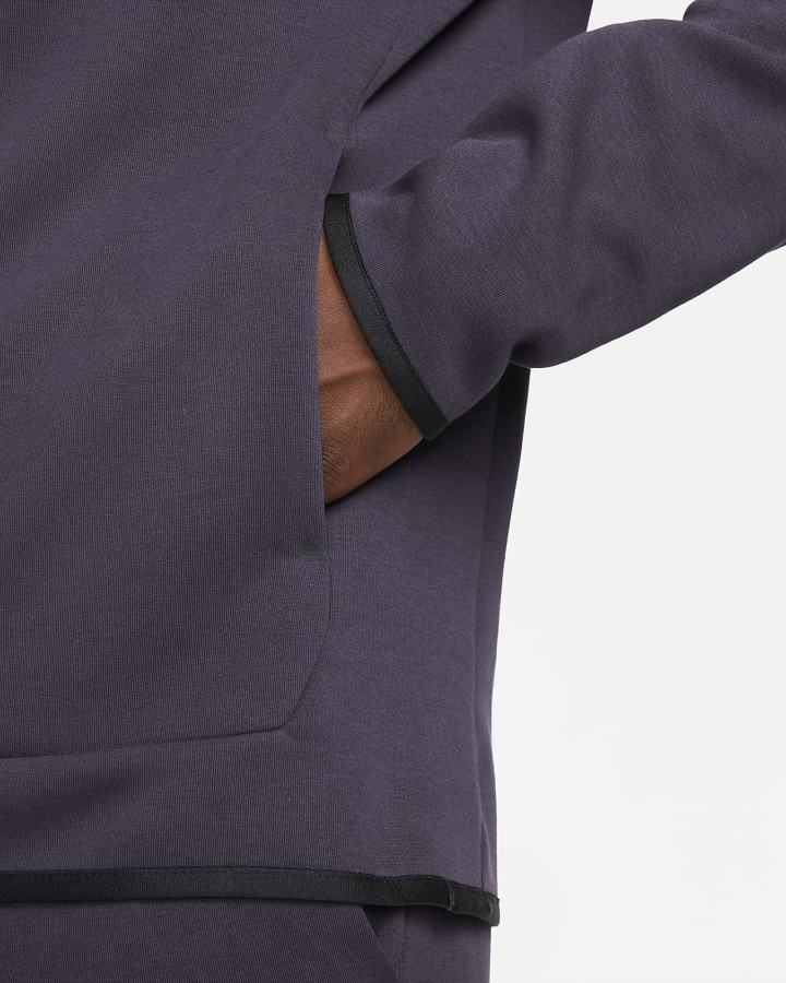 Sudadera Con Capucha Nike Sportswear Tech Fleece Hombre Moradas Negras | JMWRL-4129