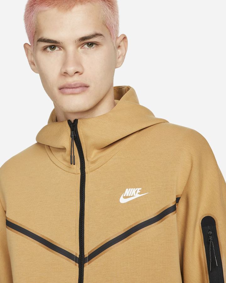 Sudadera Con Capucha Nike Sportswear Tech Fleece Full-Zip Hombre Doradas | URIPD-6284
