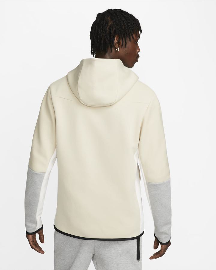 Sudadera Con Capucha Nike Sportswear Tech Fleece Full-Zip Hombre Gris Oscuro Negras | UVGKM-1472