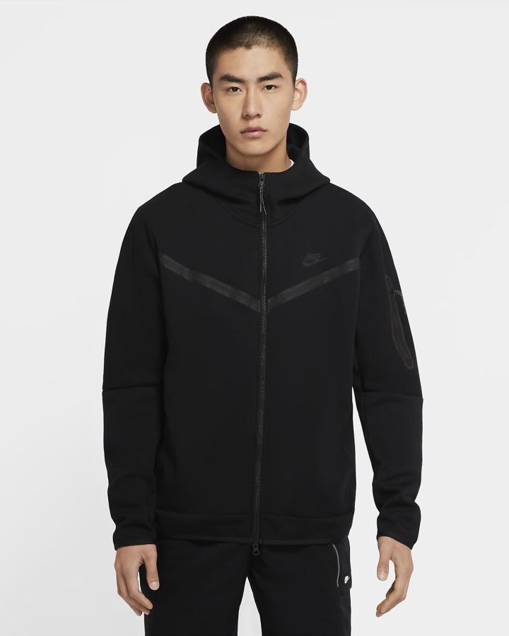 Sudadera Con Capucha Nike Sportswear Tech Fleece Full-Zip Hombre Negras | UYSKQ-4125