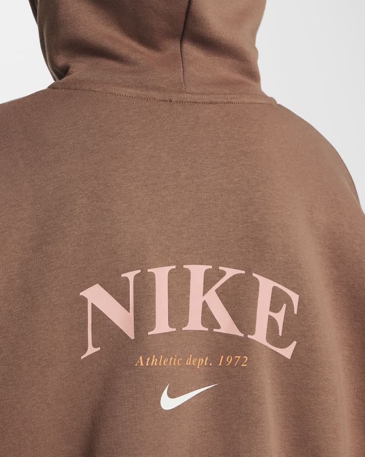 Sudadera Con Capucha Nike Sportswear Trend Kids Full-Zip Fleece Niña Marrones | XETAQ-3495