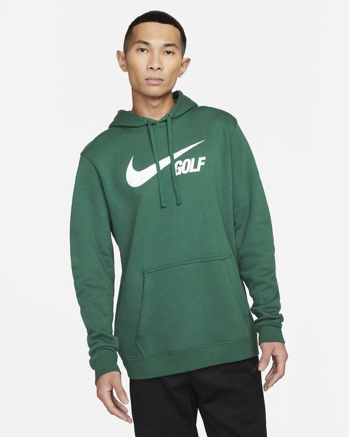Sudadera Con Capucha Nike Swoosh Golf Hombre Gris Oscuro | SBIZP-2674