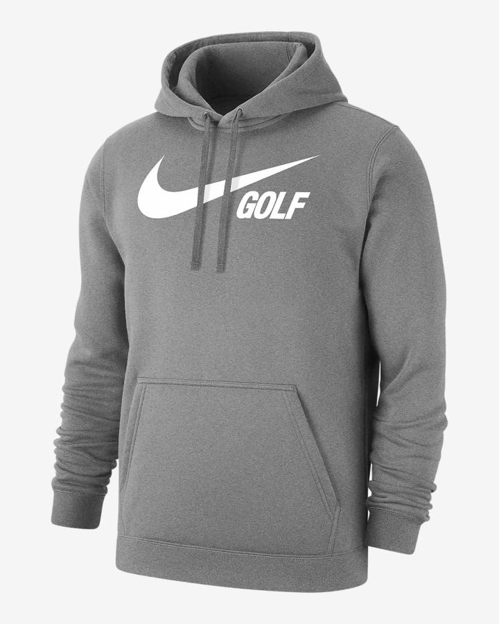 Sudadera Con Capucha Nike Swoosh Golf Hombre Gris Oscuro | SBIZP-2674