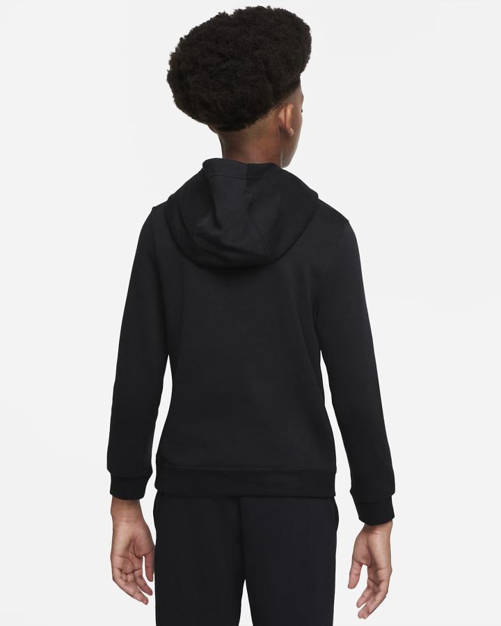 Sudadera Con Capucha Nike Swoosh Kids Niño Blancas | HAXSD-4378