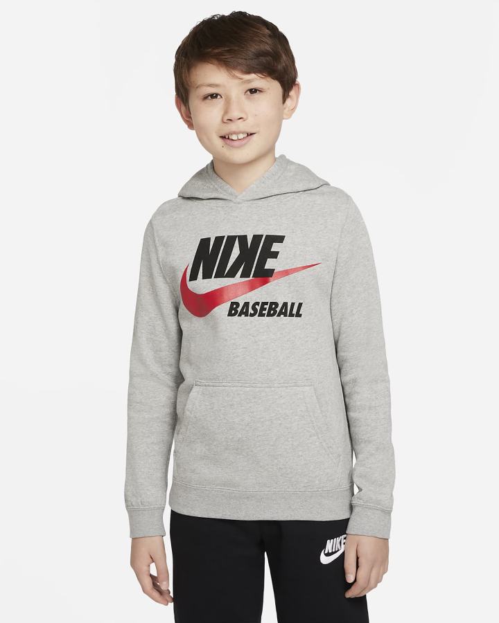 Sudadera Con Capucha Nike Swoosh Kids Niño Negras | LSYIH-1735