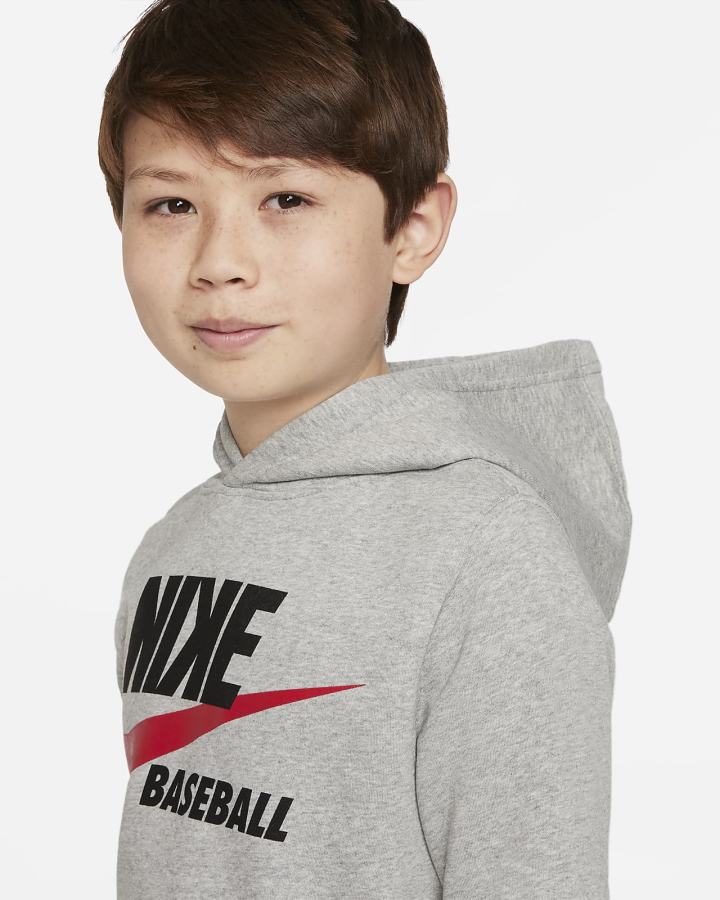 Sudadera Con Capucha Nike Swoosh Kids Niño Negras | LSYIH-1735
