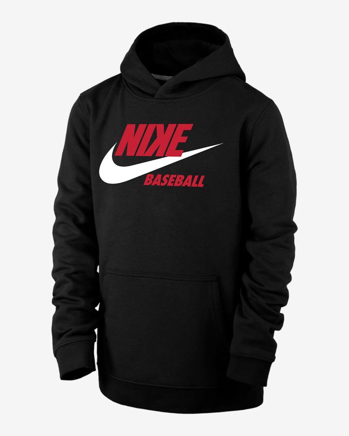 Sudadera Con Capucha Nike Swoosh Kids Niño Negras | LSYIH-1735