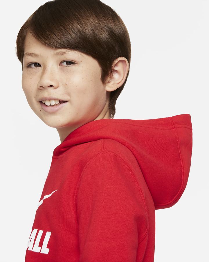 Sudadera Con Capucha Nike Swoosh Kids Niño Azul Marino | VHGRX-6541