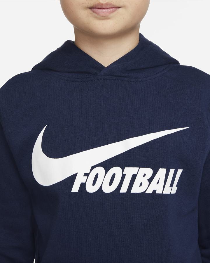 Sudadera Con Capucha Nike Swoosh Kids Niño Negras | VIQOR-3850