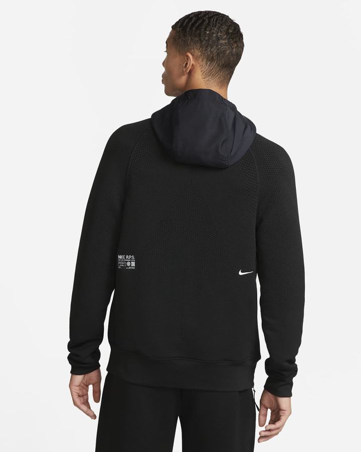 Sudadera Con Capucha Nike Therma-FIT ADV A.P.S. Fleece Fitness Hombre Negras Blancas | OILNS-9172