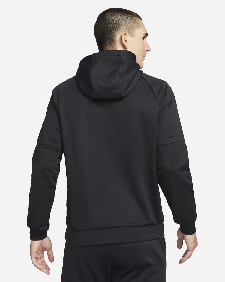 Sudadera Con Capucha Nike Therma-FIT Estampadas Baseball Hombre Negras | PKBNL-6810